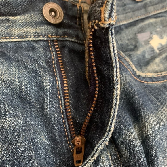 POLO RALPH LAUREN DISTRESSED VINTAGE STYLE SKIRT - Picture 6 of 14